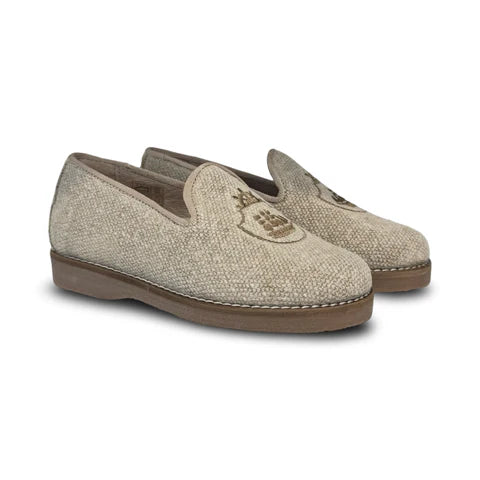 Don Louis Linen Crest Smoking Shoe