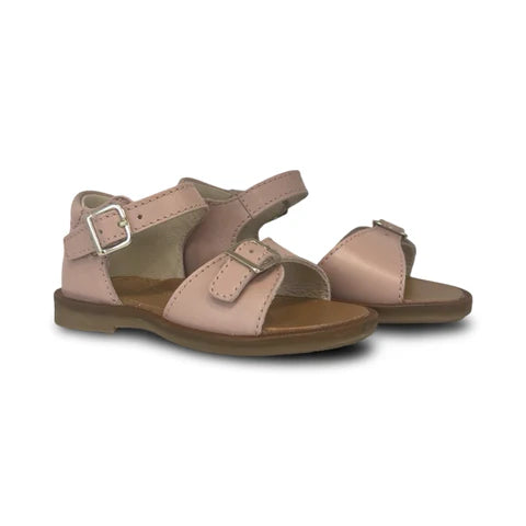 Beberlis Pink Baby Open Toe Buckle Sandal
