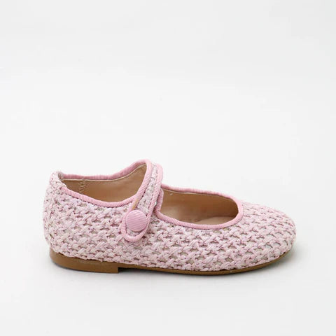 Papanatas Crotchet Rosado Mary Jane