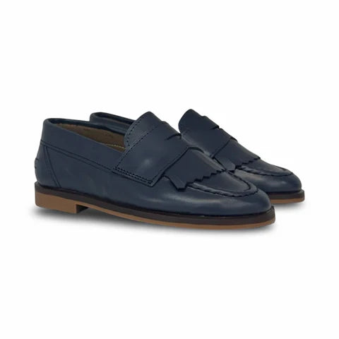 Sonatina Navy Fringe Loafer
