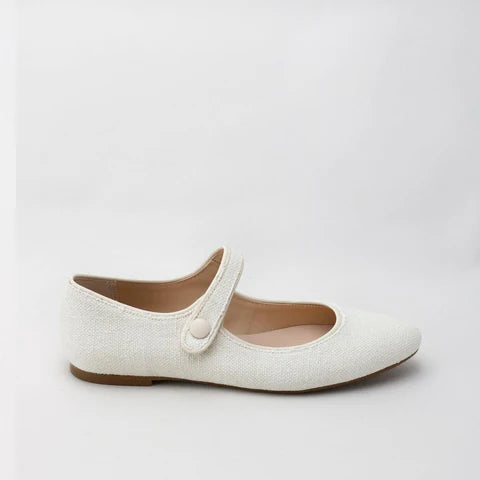 Papanatas Lino Cañamo Pointed Mary Jane