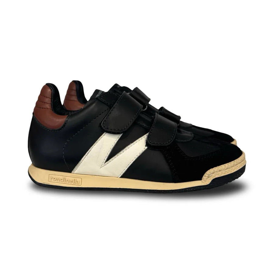 Rondinella Black Velcro Sneaker
