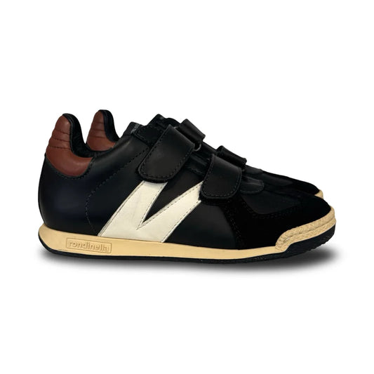 Rondinella Black Velcro Sneaker