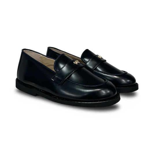 Lauve Navy Bow Nancy Loafer
