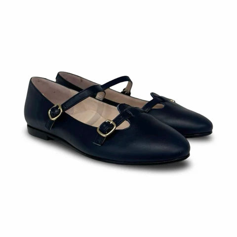 Beberlis Navy Buckle Mary Jane