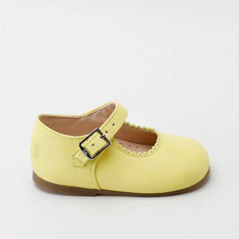 Papanatas Chacal Pomelo Baby Scalloped Edge Mary Jane