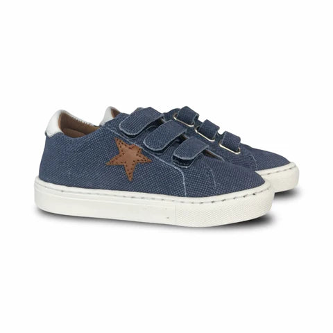 Atlanta Denim Cuoio Star Three Straps Sneaker