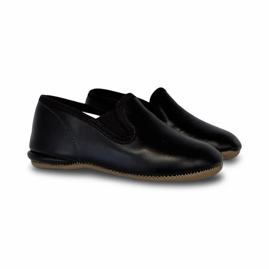 Pepe Brown Leather Smoking Slipper