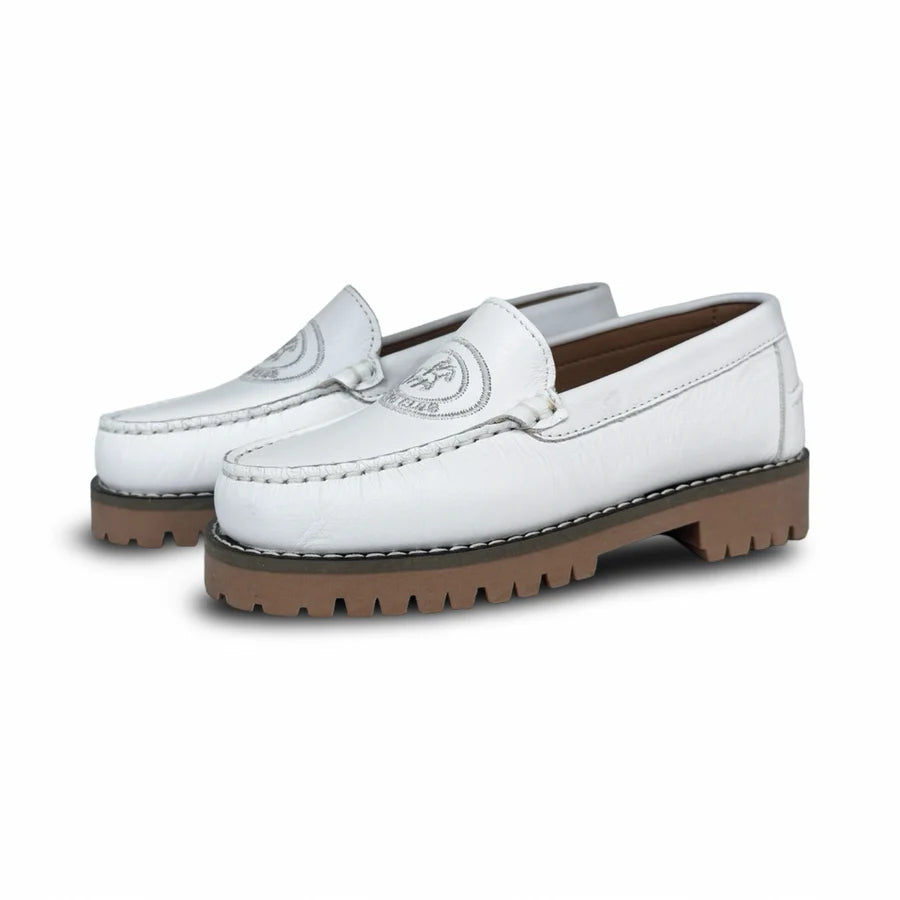 Lmdi White Riding Club Chunky Loafer