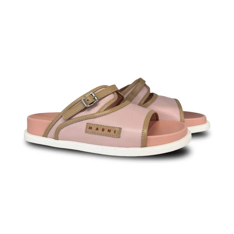 Marni Pink Buckle Slide
