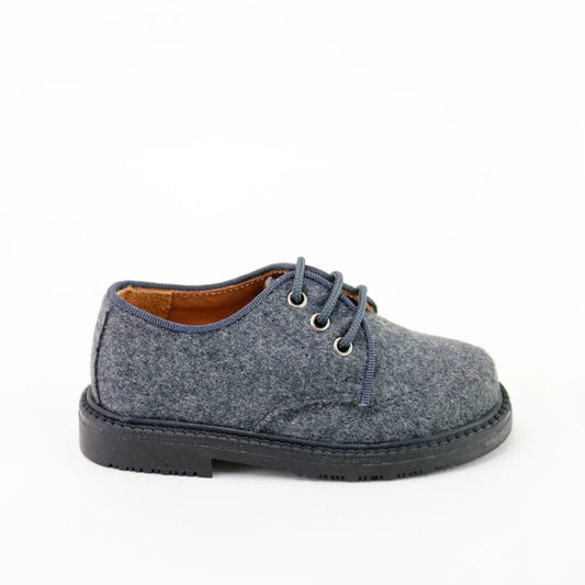 Papanatas Gray Wool Oxford