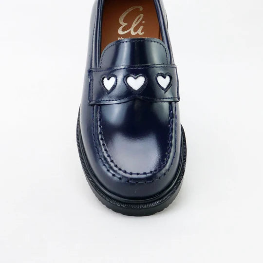 Papanatas Navy Heart School Loafer
