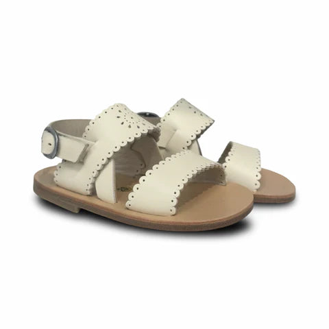Pepe Milk Embroidered Sandal
