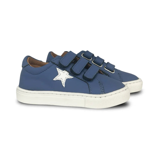 Atlanta Blue Jeans Gomati & White Three Straps Sneaker