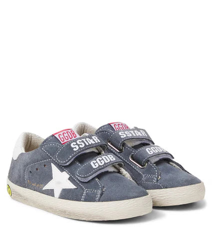 Golden Goose Blue White Velcro Sneaker