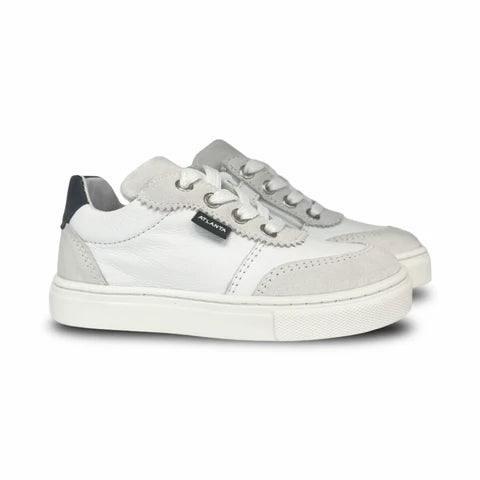 Atlanta White Side Zipper Sneaker