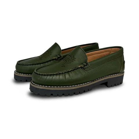 LMDI Green Logo Chunky Loafer