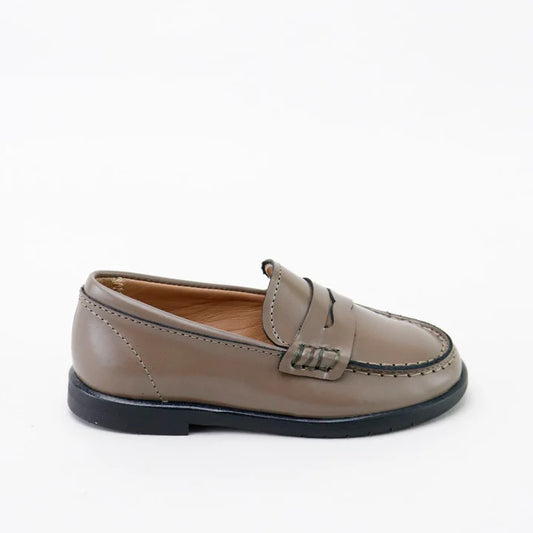 Papanatas Taupe Penny Loafer