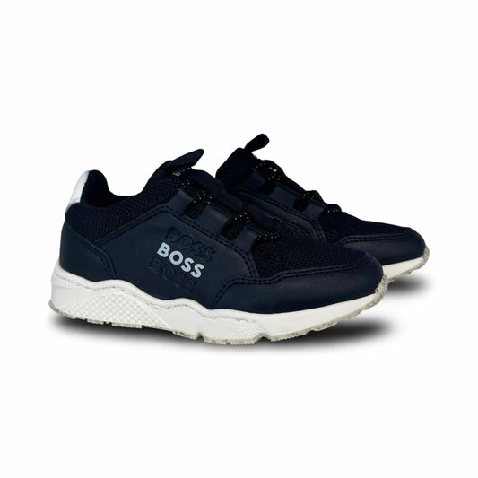 Hugo Boss Navy Slip On Sneaker