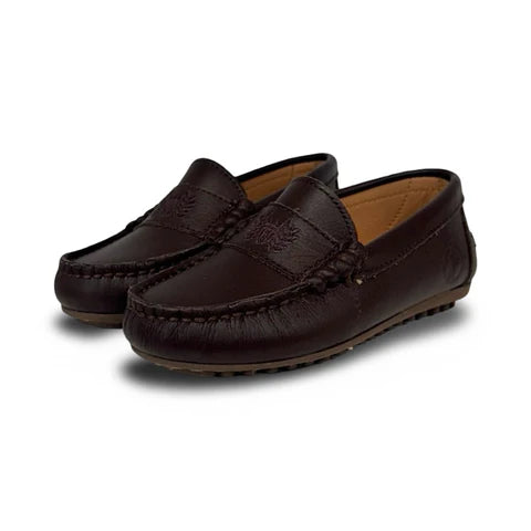 LMDI Brown Mini Logo Loafer