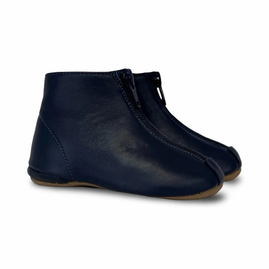 Pepe Navy Zipper Bootie