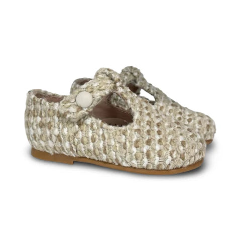 LMDI Beige Baby T strap