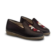 Don Louis Burgundy Bear Smoking Shoe