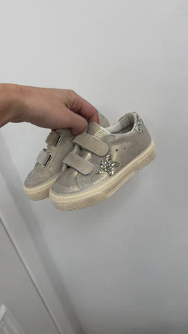 Golden Goose Platinum Sparkle Sneaker