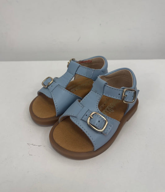 Beberlis  Baby Blue T-Strap Open Sandal