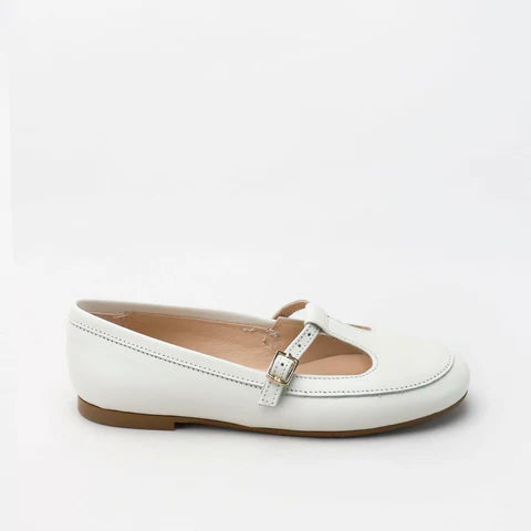 Papanatas Beig T Strap Flat