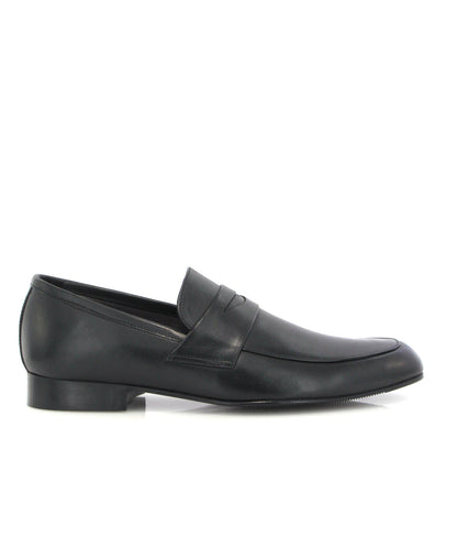 Atlanta Black Smooth Classic Penny Loafer