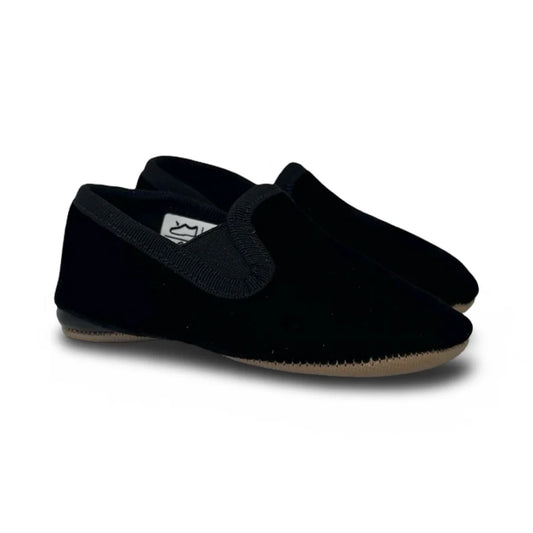 Pepe Black Velvet Smoking Slipper