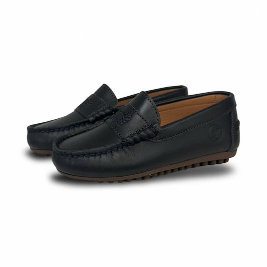 LMDI Navy Mini Logo Loafer