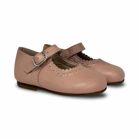 Lauve Nude Emily Scallop Mary Jane