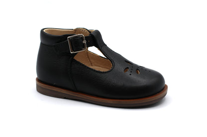 Beberlis Cathay Black Baby T-Strap High Top