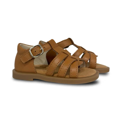 Beberlis Ligth Brown T-Strap Open Sandal