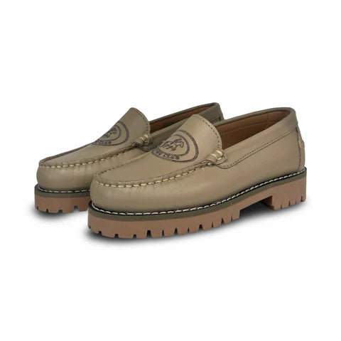 Lmdi Taupe Riding Club Chunky Loafer