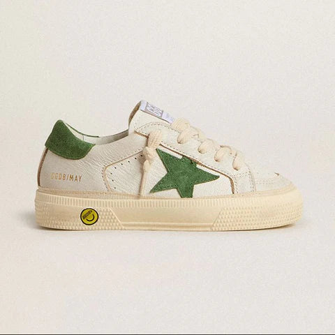 Golden Goose White Green Sneaker