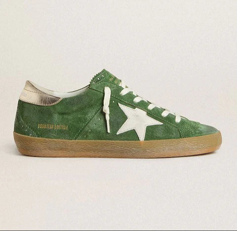 Golden Goose Hunter Green Woman`s Sneaker