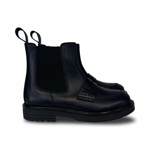 Rondinella Navy Elastic Penny Bootie