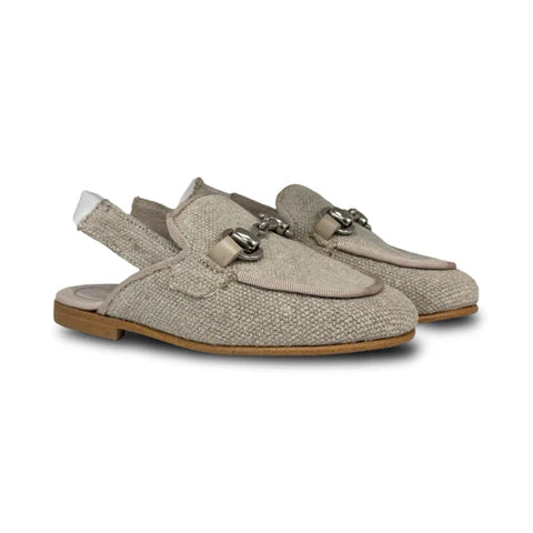 Don Louis Linen Sling Back