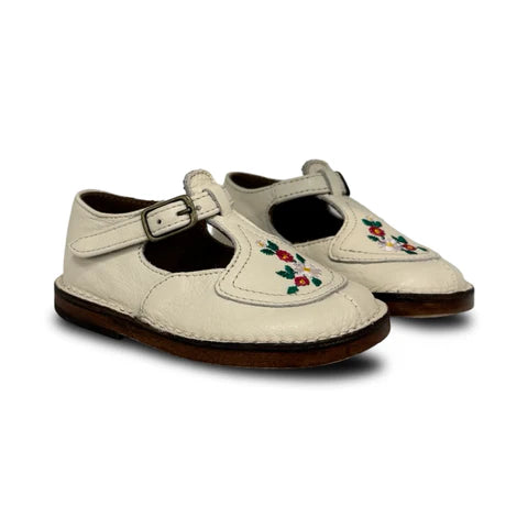 Pepe Milk Floral T-Strap