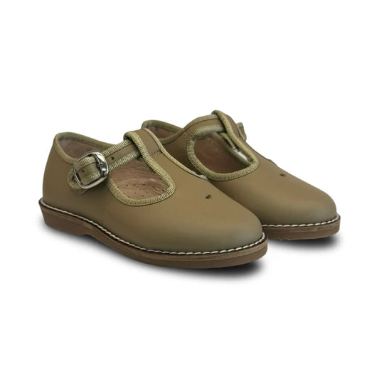 Don Louis Taupe Heart T Bar