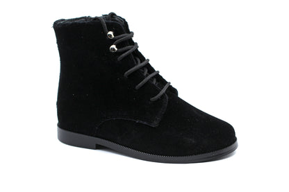 Don Louis Black Velvet Bootie