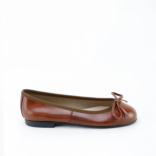 Papanatas Nuez Brown Ballet Flat