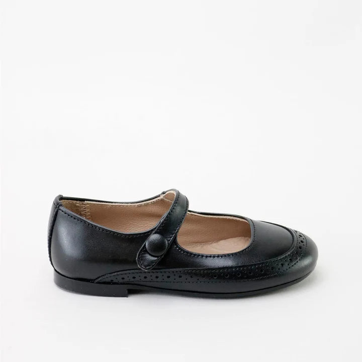 Papanatas Black Trim Mary Jane