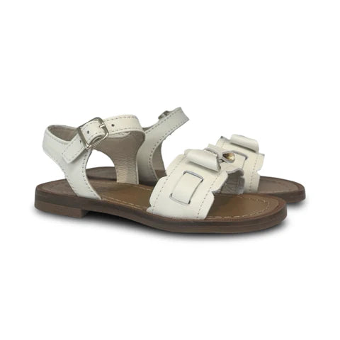 Beberlis Cream Bow Girl Sandal