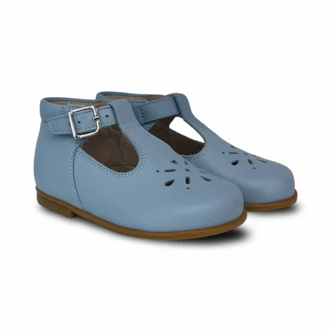 Beberlis Light Blue Baby T-Strap