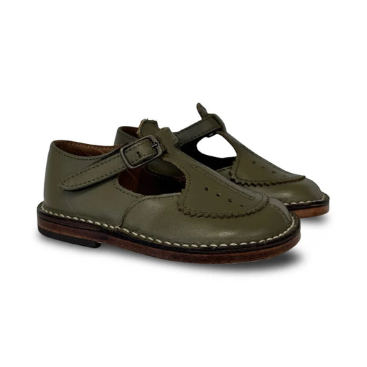 Pepe Hunter Green T-Strap
