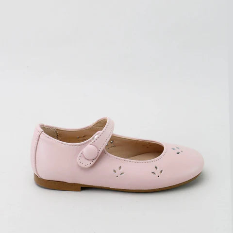 Papanatas Pink Laser Cut Mary Jane